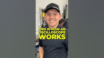 Have you ever wondered how an oscilloscope works?🔍#ecmrepair  #oscilloscope  #mechaniclife  #diesel