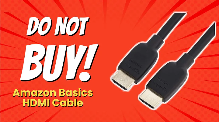 DON'T BUY Amazon Basics HDMI Cable BEFORE WATCHING THIS VIDEO! (9 Reasons)