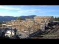 Finnscania Post &amp; Beam Fachwerk Holzhaus Construction Manufacture Hersteller