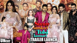 Uncut Sunny Sanskari Ki Tulsi Kumari Official Trailer Launch Varun,Janhvi Kapoor,Rohit,Maniesh