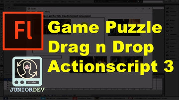 Membuat Permainan Puzzle Drag n Drop dengan Actionscript 3 | Tutorial Adobe Flash (part 26)