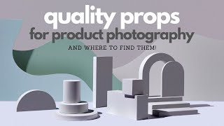 PROPS for product photography (AND WHERE TO FIND THEM!) // Product and cosmetics photography at home