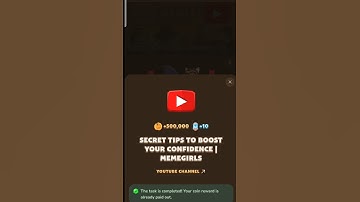 Secret Tips To Boost Your Confidence| MemeGirls 7 & 8 September #memefi