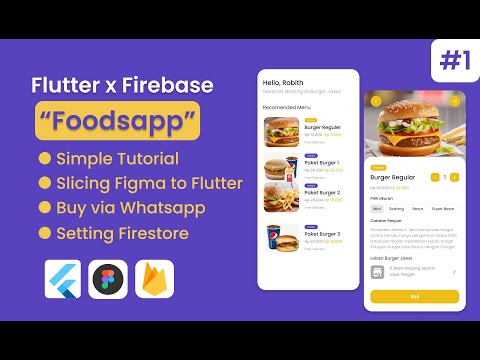 Flutter Firebase - Foodsapp | 1. Pengenalan Project