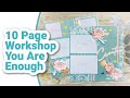 3D Flowers Scrapbook Layouts │Die Cut Hack │CTMH You Are Enough Paper Collection