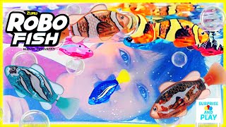 ROBO ALIVE Toys Color Changer Robo Fish Unboxing