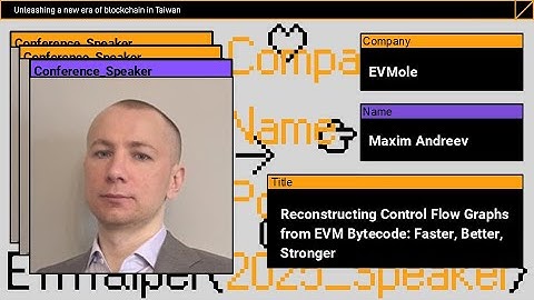 Reconstructing Control Flow Graphs from EVM Bytecode | Maxim Andreev, EVMole | ETHTaipei 2025