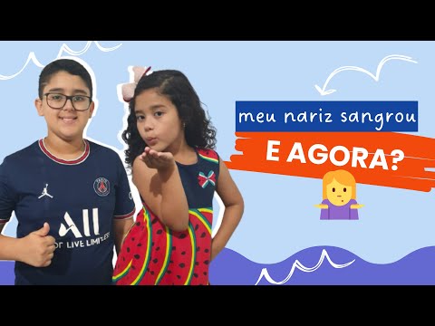 O Que Fazer em Caso de Nariz Sangrando: Crianças Ensinam
