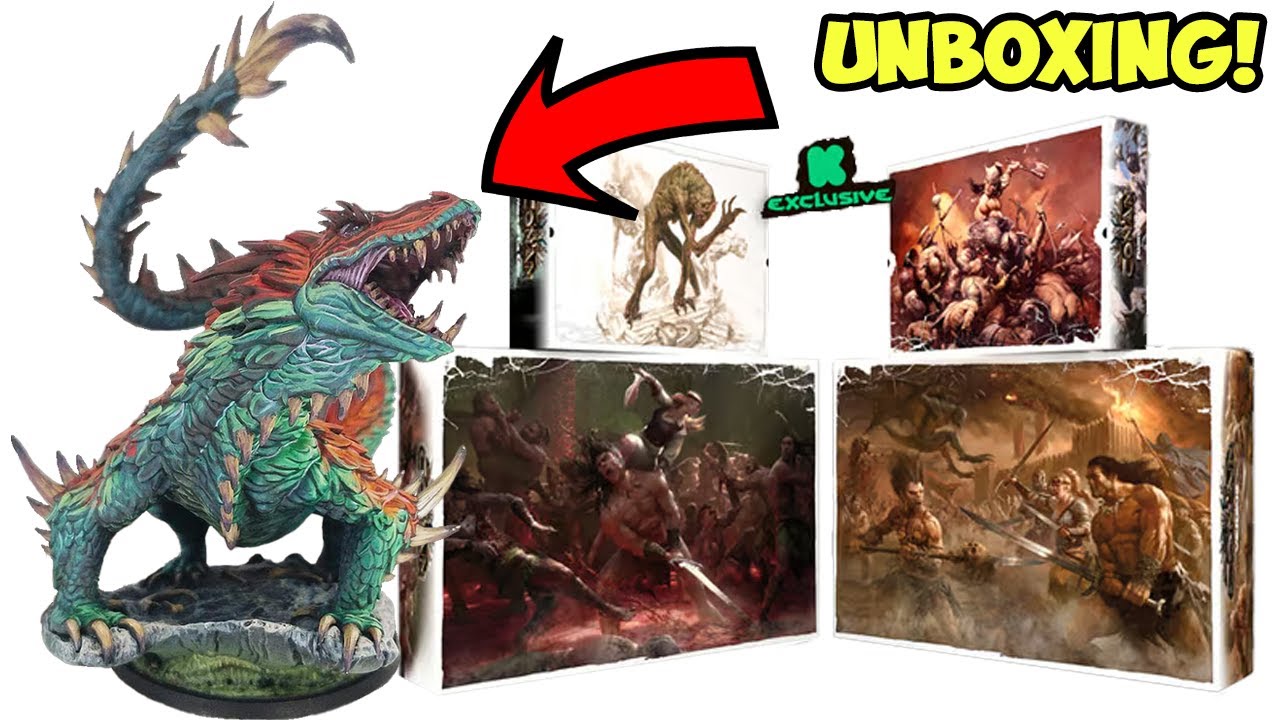Conan: Red Nails, Versus, and Expansions Unboxing! - YouTube