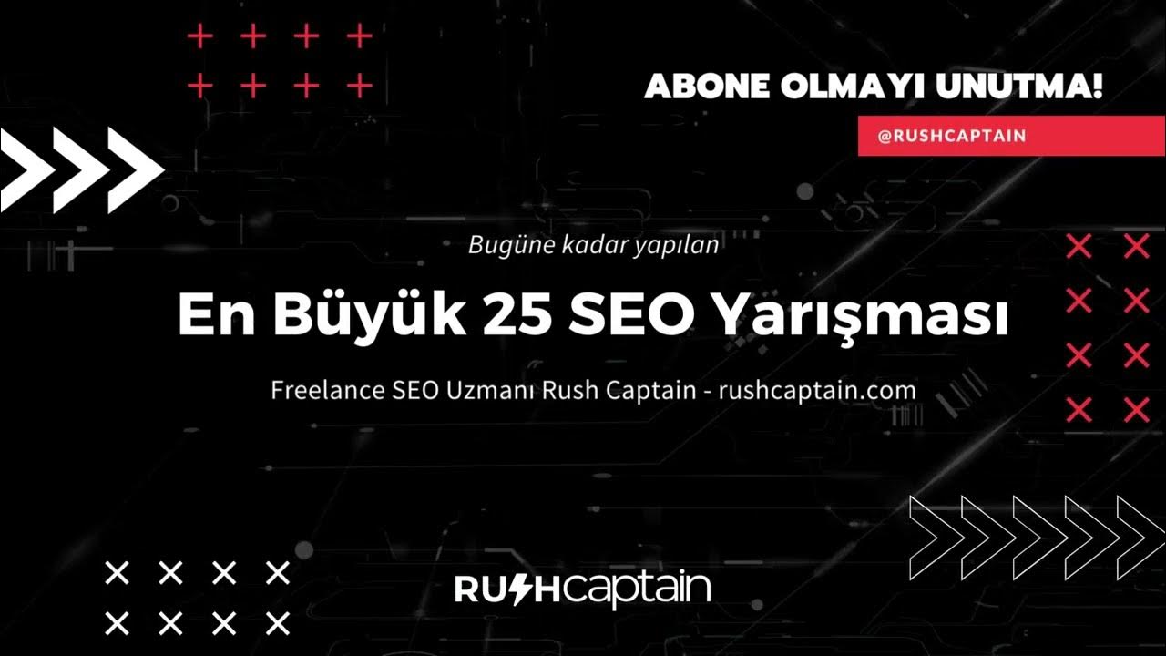 Google Sıralama Yarışmaları 🔥 Gelmiş Geçmiş En Büyük 25 SEO Yarışması