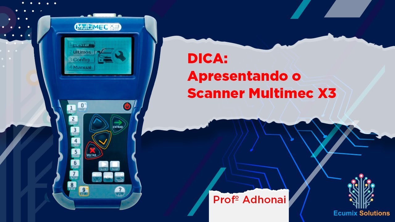 Dica: Apresentando o Scanner Multimec X3 - YouTube