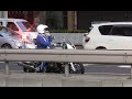 白バイ神対応!違反しそうな対向車にマイクで警告&交通機動隊が何度も注意するも無視し続けた違反車に怒りの緊急走行炸裂!白バイ隊員フォーカス編!Motorcycle police