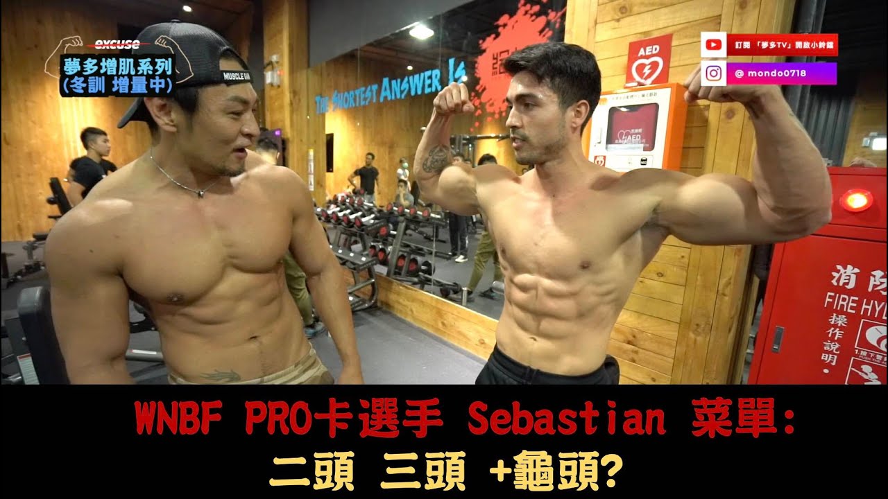 Download WNBF PRO Sebastian @KosmoFit  菜單: 2頭3頭 + 龜頭?