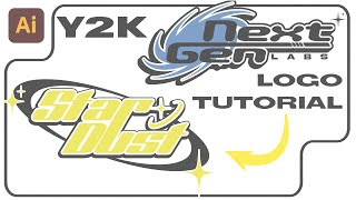 MAKING Y2K LOGOS WITH MY FREE ASSET PACK