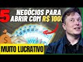 💡 5 Ideias de Negócios Com Menos de 1000 Reais - NEGÓCIOS LUCRATIVOS 2022 - Melhores Negócios