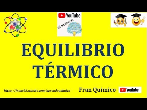 EQUILIBRIO TÉRMICO