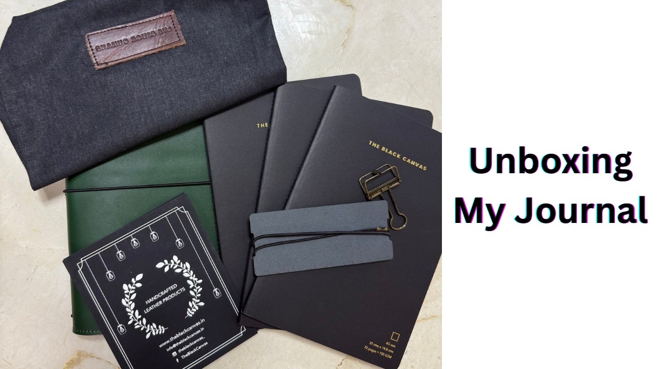 Unboxing JOURNAL || Leather Journal