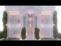 【Minecraft】エレガントな白い豪邸建築 | 洋風な家の紹介| Home introduction.