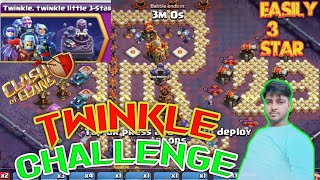 Easiest way to Easily 3 Star The Twinkle Twinkle Little 3-Star Challenge (clash of clans)