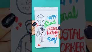 National Postal Worker Day 2021/National Postal Workers Day Drawing / Postal Workers Day Poster