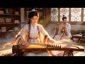 Chinese Zen Music | Inner Peace &amp; Relaxation – Guzheng &amp; Flute Sunlit Library Ambience