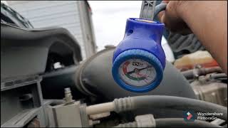 How to Reset AC/ Fix Jam AC Compressor/REFILL Freeon 134A on any Truck(Easy Fix for owner Operators) by DESI TRUCKERS IN U.S.A 48,808 views 2 years ago 6 minutes, 52 seconds