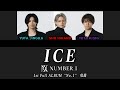 Number_i - ICE【歌割り/パート分け】