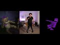 Fredbear dances with markiplier dancing with purple guy