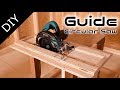 簡単！丸のこガイド・丸のこスライド台の作り方～How to make Circular Saw Cross-Cutting Jig【自作工房】