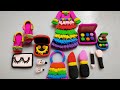 DIY How to Make Polymer Clay Miniature Doll Dress with Makeup Set | DIY Easy Polymer Clay Tutorial