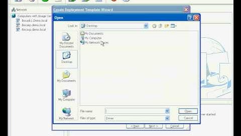 Disk Imaging, Cloning, Customization with DA Image Center - Step 8: Create Template