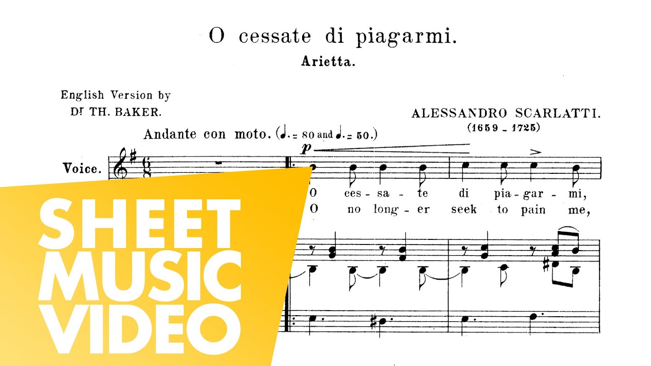 o cessate di piagarmi lyrics analysis