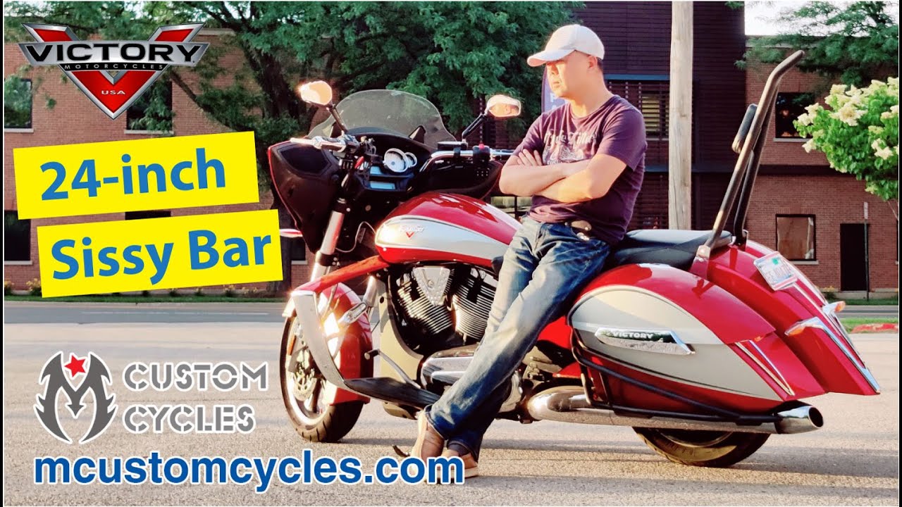 Victory Cross Country, Victory Magnum, Victory Cross Roads, Victory HardBall Sissy Bar Backrest