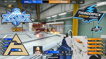SKADE vs SAW [Playoffs | First Round | BO3][Thunderpick Bitcoin Series 2022] - CS:GO HIGHLIGHTS