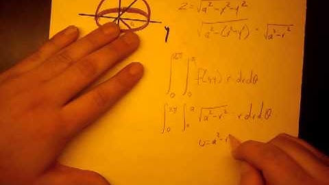 Multivariable Calculus Volume of a Sphere Proof - Double Integrals