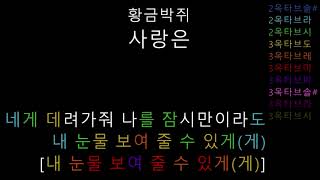 황금박쥐 - 사랑은 (음정체크)