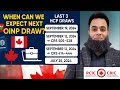 OINP Human Capital Priorities  Draw Update 2025 | Next Draw Prediction | Canada Immigration Updates