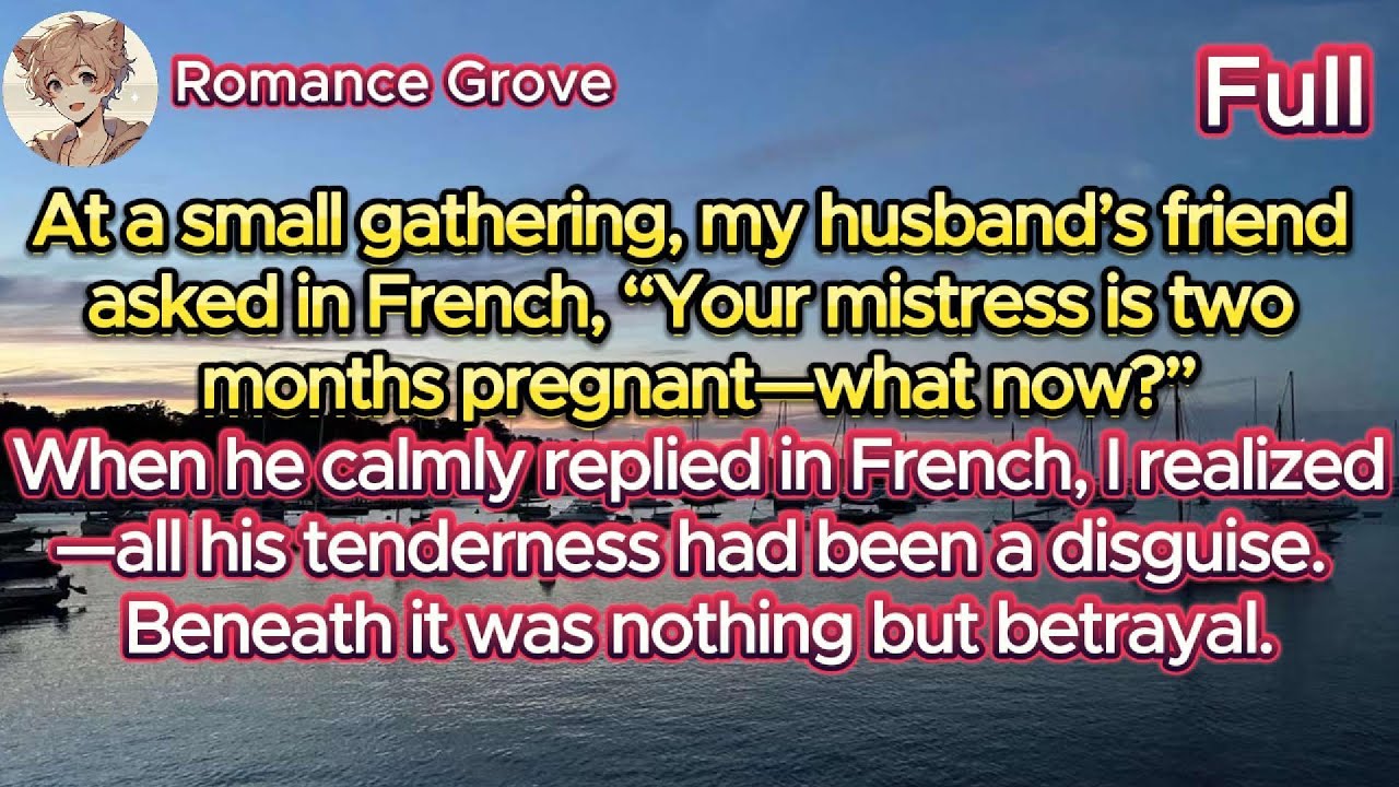 Муж сказал по-французски, что его любовница на втором месяце беременности. Я плакала — я поняла к...