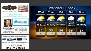 Forecast for NE Illinois 1.1.2024