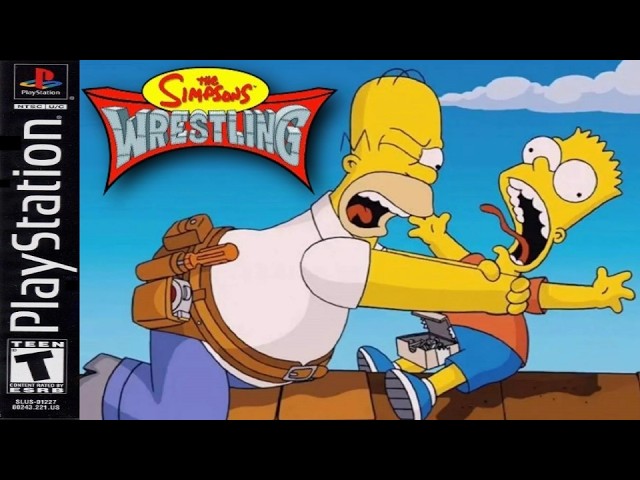 SIMPSONS WRESTLING (Playstation 1) ATÉ ZERAR - YouTube