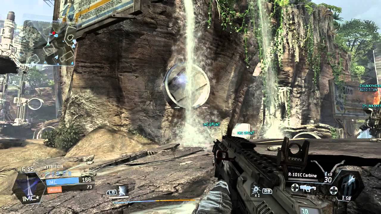Titanfall Beta Xbox One Gameplay-Amped Longbow DMR Sniper