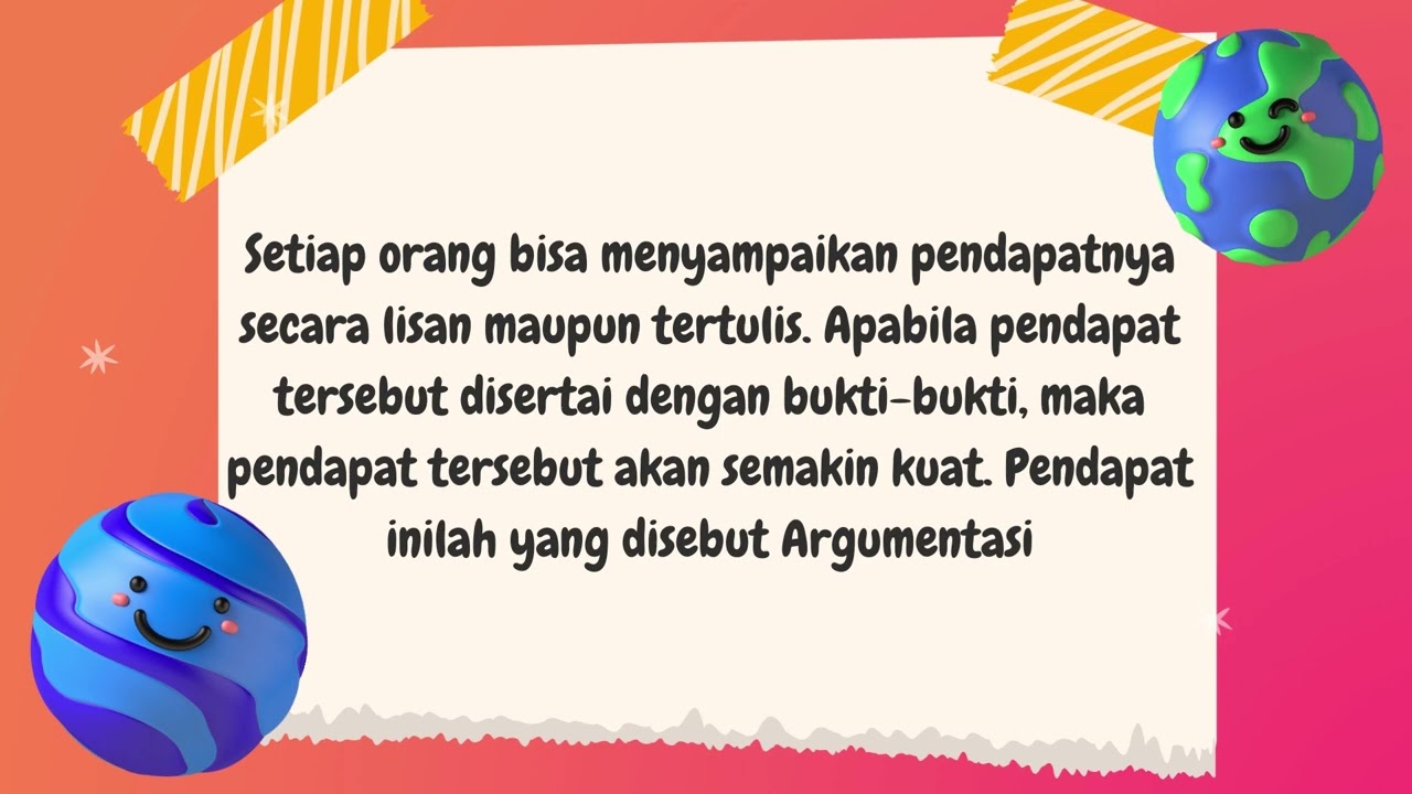 Paragraf argumentasi kelas 4 youtube