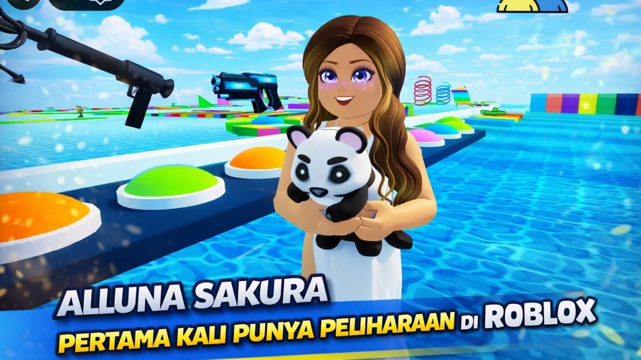 Alluna Sakura Pertama Kali Punya Peliharaan di Roblox #allunajsmn #roblox #sakuraschoolsimulator 