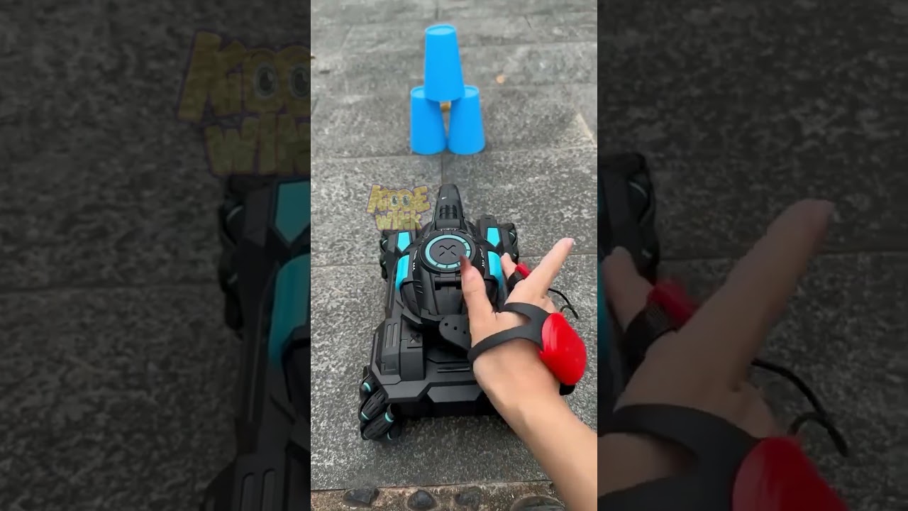 Gear up for action with the 360° Rotating RC Spray Water Bomb Tank 🚀💦 