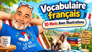 French Vocabulary I 10 Words With Illustrations I Episode 2225