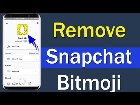 How To Remove Snapchat Bitmoji