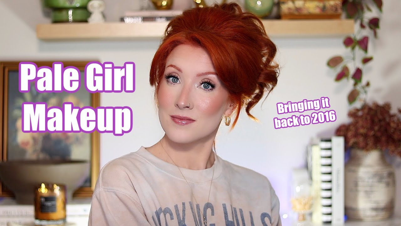Макияж бледной девушки
