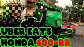 Celebrity EL UBER EATS MAS RAPIDO DEL MUNDO/〽️HONDA CBR 600/COMIDA EN 5 minutos  🍔 Profile