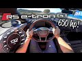 NEW! Audi RS e-tron GT | Launch Control & 100-200 km/h acceleration🏁 | by Automann