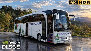 First Time Driving a Bus : Realistic Bus Simulator | Extreme Mountain Roads Drive POV screenshot 4